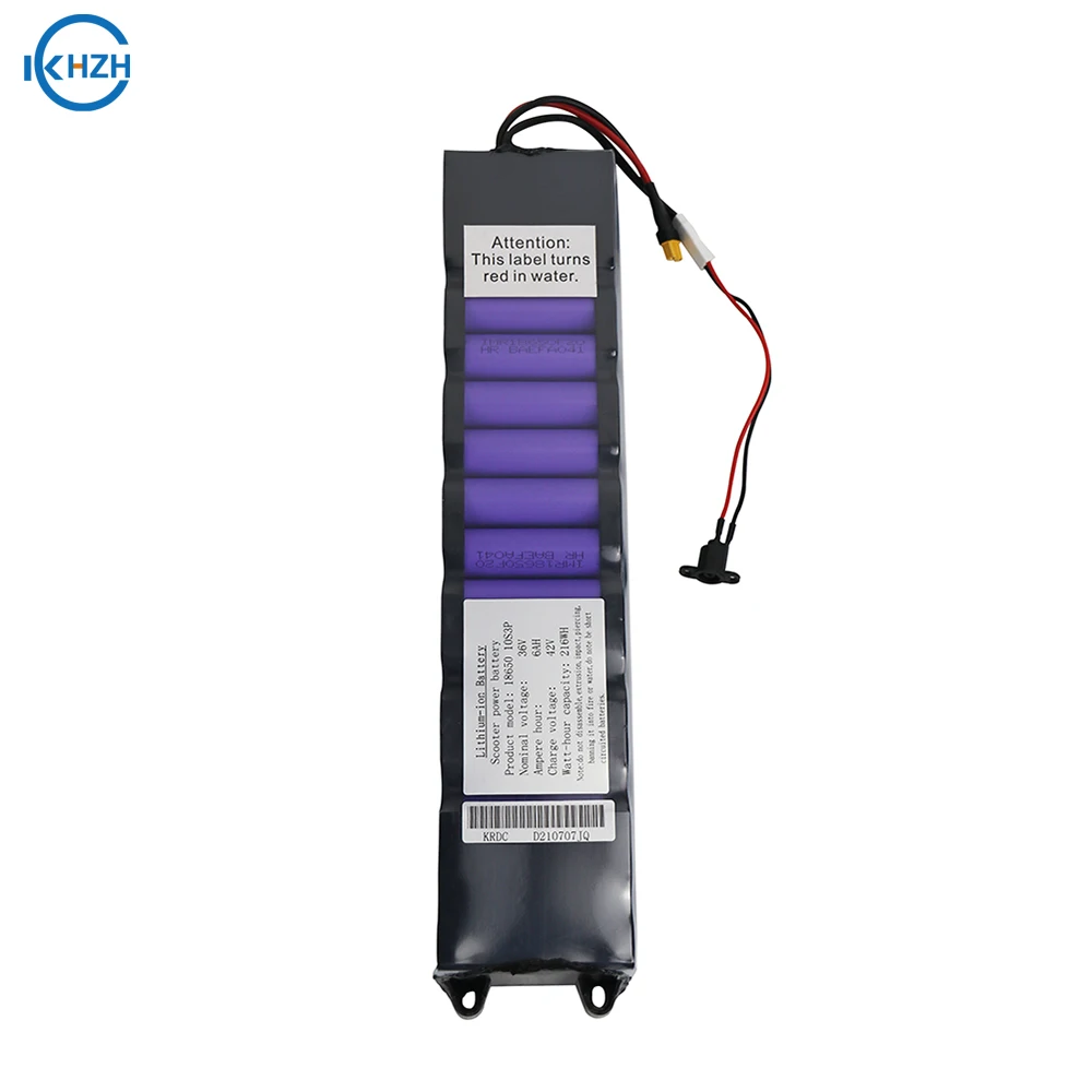 Lithium Battery Pack 36V 7.5Ah 6Ah 18650 Cells 10S3P With BMS for Electric Scooter Battery
Lithium Battery Pack 36V 7.5Ah 6Ah 18650 Cells 10S3P With BMS for Electric Scooter Battery