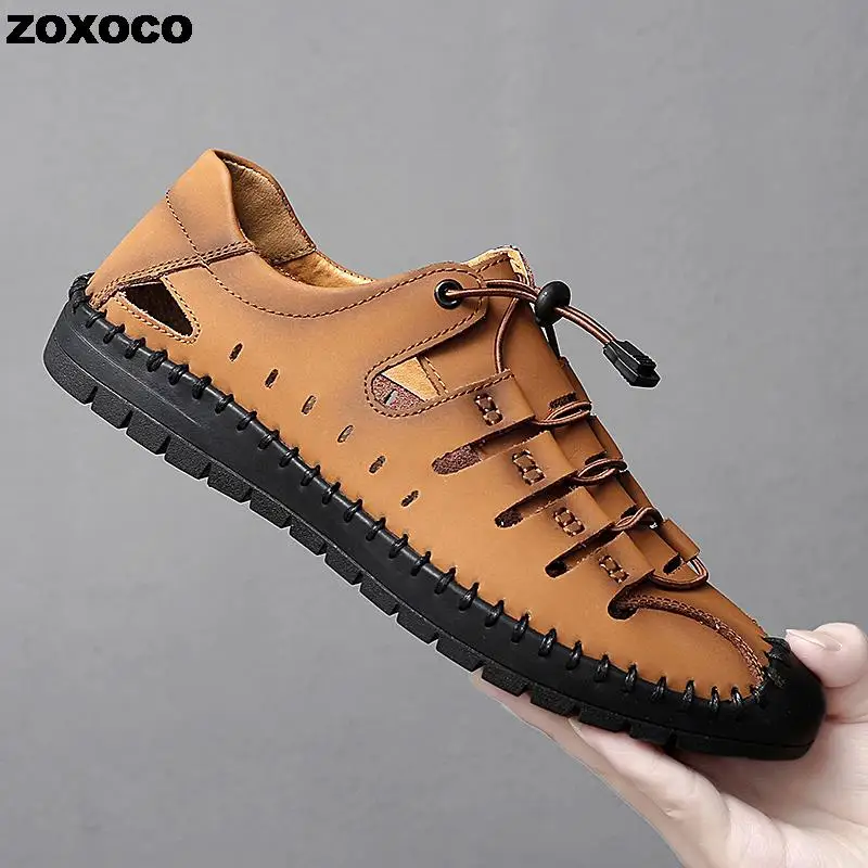 ZOXOCO Men's Sandals 2022 Summer Male Beach PU Shoes New Casual Flip Flops Slippers for Men Leisure Fashion Sandal
ZOXOCO Men's Sandals 2022 Summer Male Beach PU Shoes New Casual Flip Flops Slippers for Men Leisure Fashion Sandal