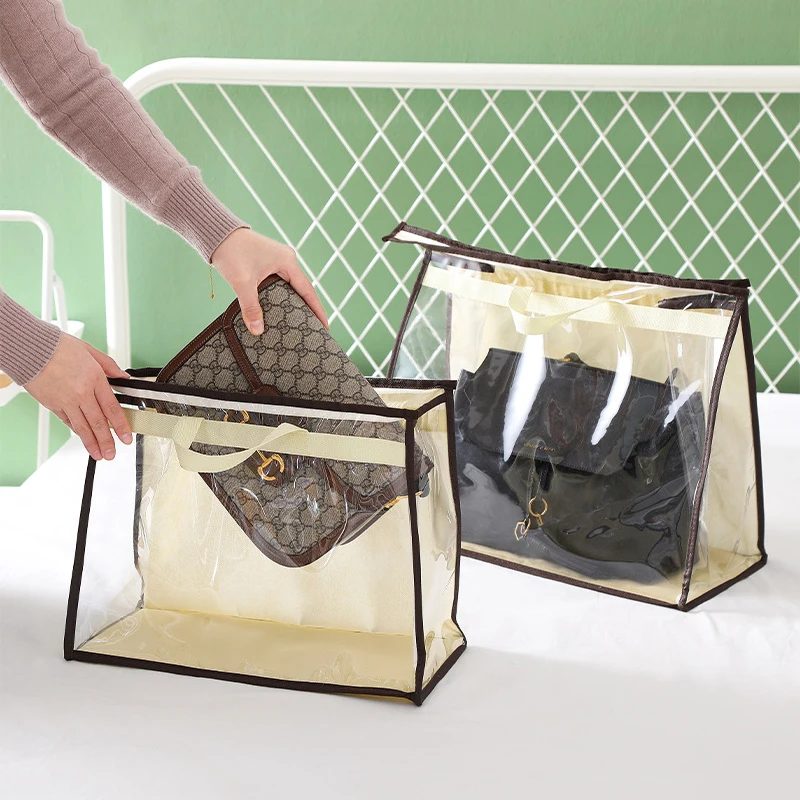 Hanging Handbag Organizer Wardrobe Closet Transparent Storage Bag Door Wall Clear Sundry Shoe Hanger Pouch Accessories Supplies 
Hanging Handbag Organizer Wardrobe Closet Transparent Storage Bag Door Wall Clear Sundry Shoe Hanger Pouch Accessories Supplies