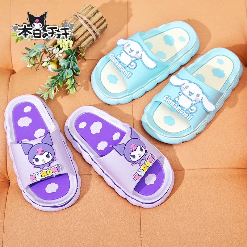 Kawaii Sanrio Children's Slippers Kuromi My Melody Cinnamoroll Cartoon Anime Cute Outdoor Beach Anti-Slip Sandals Toys For Girls
Kawaii Sanrio Children's Slippers Kuromi My Melody Cinnamoroll Cartoon Anime Cute Outdoor Beach Anti-Slip Sandals Toys For Girls