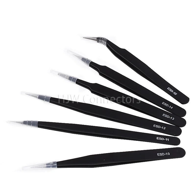 1Pcs ESD-10/11/12/13/14/15Anti-static Stainless Steel Tweezers Industrial Precision Curved Straight Tweezers Maintenance Tool
1Pcs ESD-10/11/12/13/14/15Anti-static Stainless Steel Tweezers Industrial Precision Curved Straight Tweezers Maintenance Tool