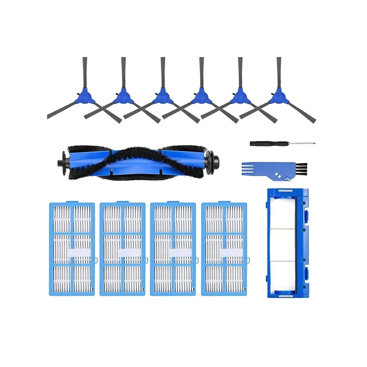 Аксессуары для робота-пылесоса E20 E30 E31, основная и боковая щетки, фильтр