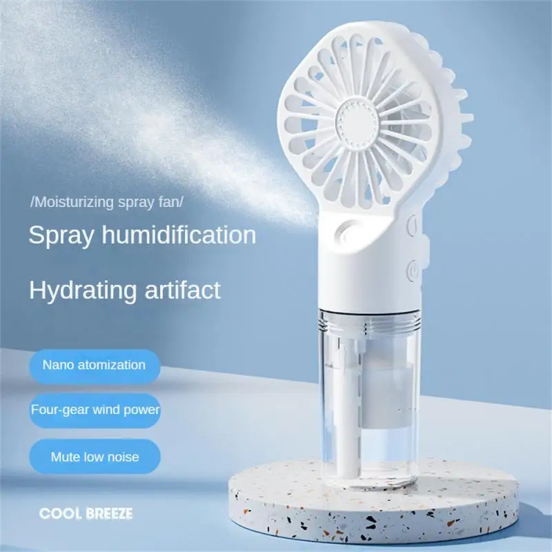 Hydrating Spray Fan Rapid Cooling Humidification Fan Spray Humidification Small Camping Fan Mini Handheld Small Fan Strong Power
Hydrating Spray Fan Rapid Cooling Humidification Fan Spray Humidification Small Camping Fan Mini Handheld Small Fan Strong Power