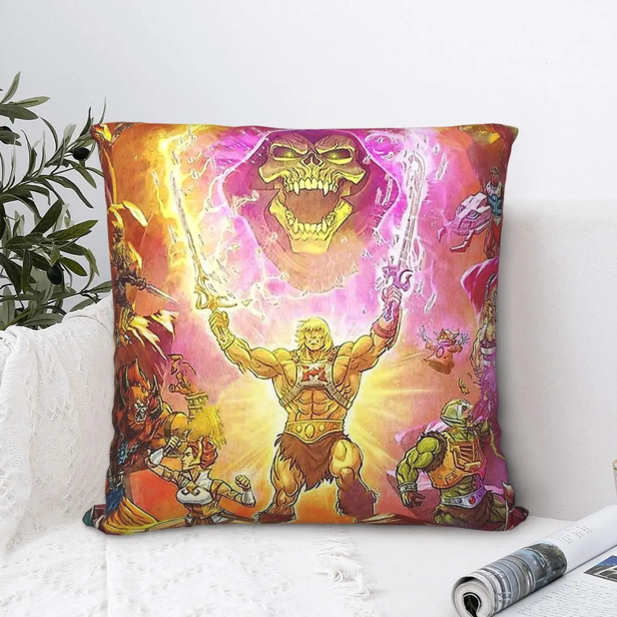 Cool Throw Pillow Case He-Man and the Masters of the Universe Cushion Home Sofa Chair Print Decorative Hug Pillowcase
Cool Throw Pillow Case He-Man and the Masters of the Universe Cushion Home Sofa Chair Print Decorative Hug Pillowcase