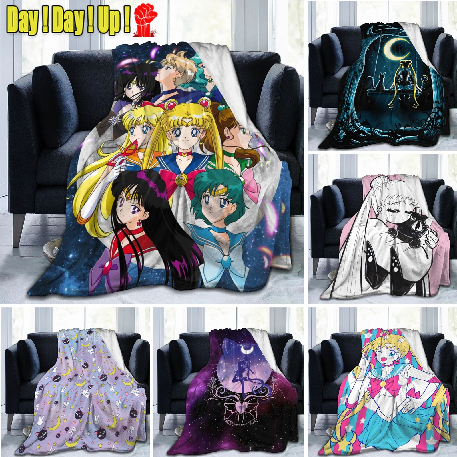 Anime Sailor Moon Fleece Blanket Ultra Soft Flannel Blanket Digital Printed All Season Premium Fluffy Microfiber Fleece
Anime Sailor Moon Fleece Blanket Ultra Soft Flannel Blanket Digital Printed All Season Premium Fluffy Microfiber Fleece