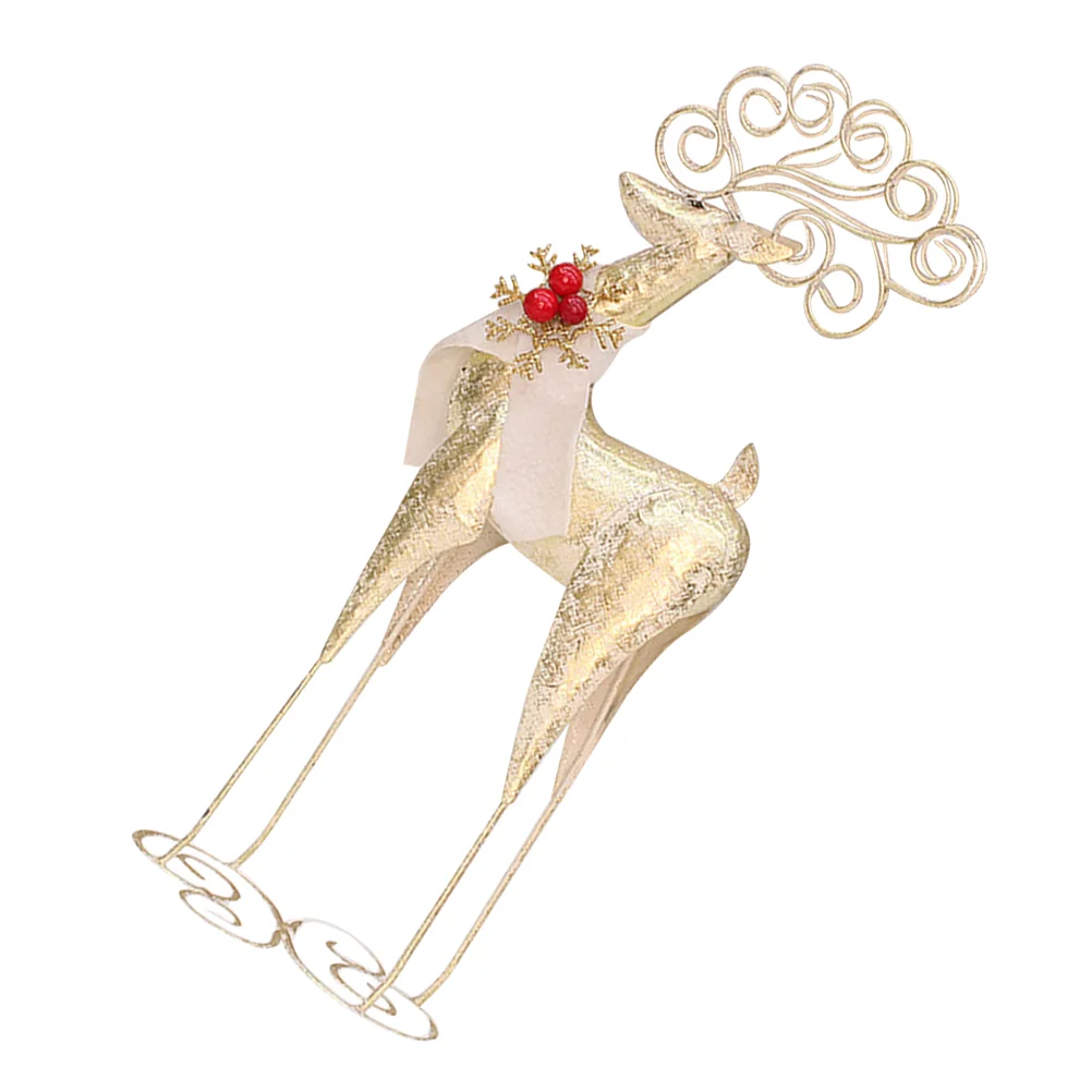 Christmas Elk Ornaments Supplies Iron Figurines Xmas Adornment Home Decor Animal
Christmas Elk Ornaments Supplies Iron Figurines Xmas Adornment Home Decor Animal