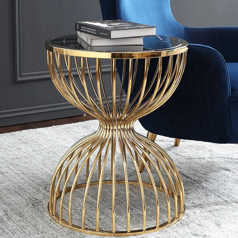 Natural marble coffee table creative hourglass-shaped gold stainless steel living room bedroom side table muebles end tables
Natural marble coffee table creative hourglass-shaped gold stainless steel living room bedroom side table muebles end tables