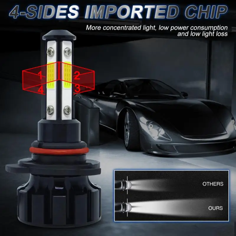 Car Led Headlight 9012 Non-destructive Installation 360 ° No Dead Angle Lighting Plug And Play Efficient And Safe Car Supplies
Car Led Headlight 9012 Non-destructive Installation 360 ° No Dead Angle Lighting Plug And Play Efficient And Safe Car Supplies
