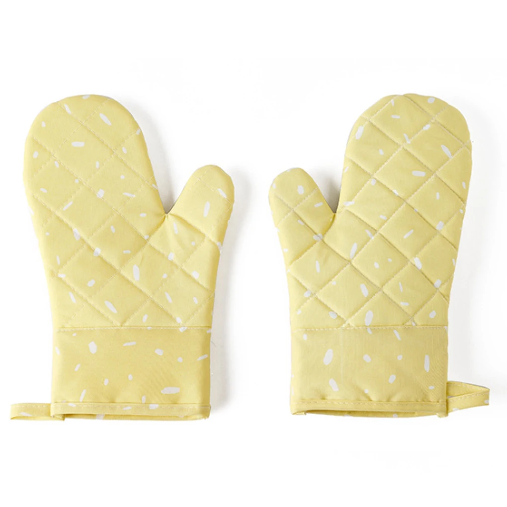 

Новинка 1 пара перчаток для микроволновой печи для барбекю печь для выпечки Горячие Прихватки для кастрюль Жаростойкие кухонные варежки