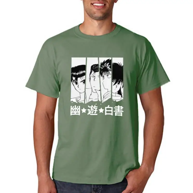 Новинка, футболка с Аниме Манга Yu Hakusho, хлопковая футболка с короткими рукавами Yusuke Urameshi, футболка Kazuma Kuwabara, рубашки Kurama Hiei, топы
Новинка, футболка с Аниме Манга Yu Hakusho, хлопковая футболка с короткими рукавами Yusuke Urameshi, футболка Kazuma Kuwabara, рубашки Kurama Hiei, топы