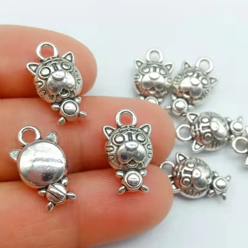 10pcs 16x9mm Antique Silver Color Tiger Charms Pendant For Jewelry Making DIY Jewelry Findings
10pcs 16x9mm Antique Silver Color Tiger Charms Pendant For Jewelry Making DIY Jewelry Findings