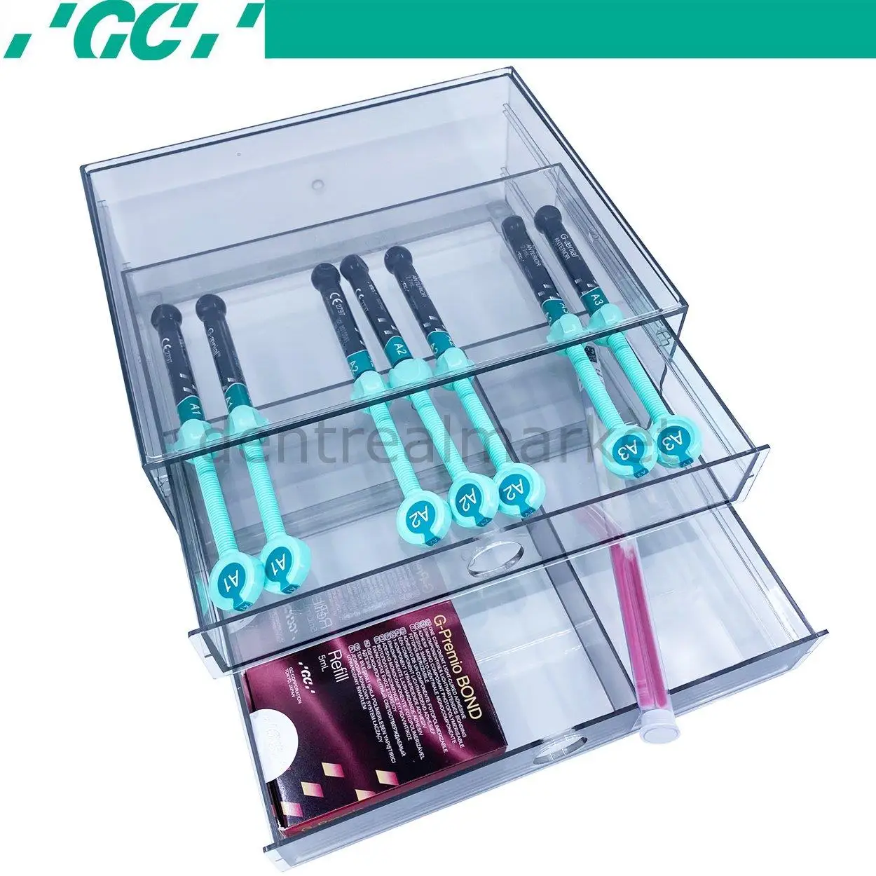 Gc Dental - G-aenial светильник отверждаемый, радионепроницаемый композитный, восстанавливающий, противоположный или задний композитный комплект-7 трубок + премио Bond
Gc Dental - G-aenial светильник отверждаемый, радионепроницаемый композитный, восстанавливающий, противоположный или задний композитный комплект-7 трубок + премио Bond
