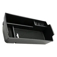 1pc Center Console Storage Box for Peugeot 3008/5008 2017-2020 Car Central Armrest ABS Auxiliary Storage Box