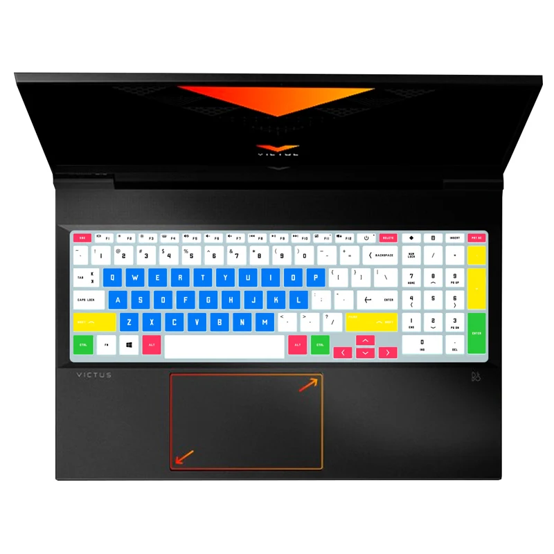 HRH Silicone Laptop keyboard Cover Skin Protector For HP Victus 16.1" Gaming Laptop / HP Victus 16 inch 2021 Notebook
HRH Silicone Laptop keyboard Cover Skin Protector For HP Victus 16.1" Gaming Laptop / HP Victus 16 inch 2021 Notebook