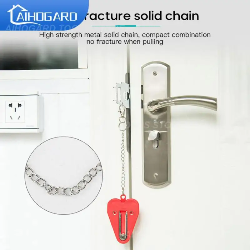 Safety Door Buckle Lock Upgrade Version Double Head Portable Door Buckle Lock Top Door Device Exquisite Compact Good For Storage
Safety Door Buckle Lock Upgrade Version Double Head Portable Door Buckle Lock Top Door Device Exquisite Compact Good For Storage