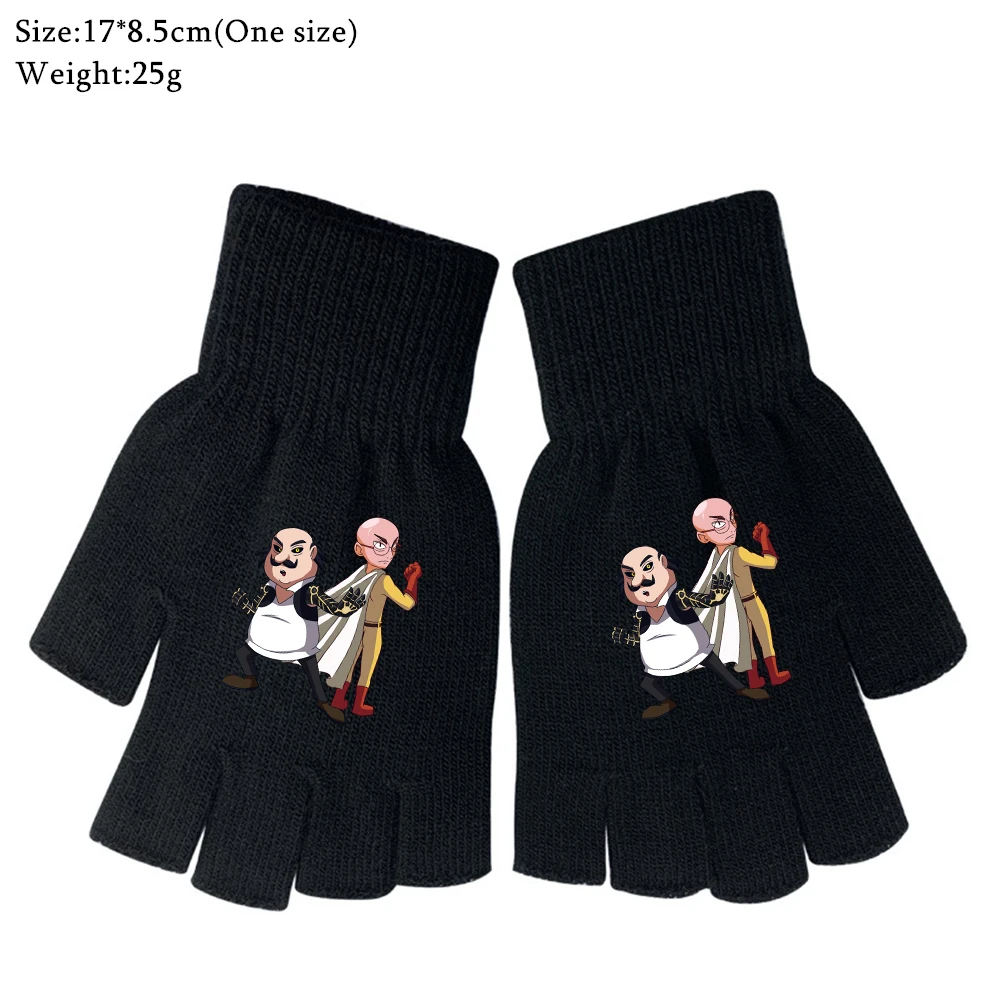 Anime One Punch-Man Fashion Cute Knitted Half Finger Gloves Boys Girls Autumn Winter Warm Black Cosplay Cartoon Mittens Gifts
Anime One Punch-Man Fashion Cute Knitted Half Finger Gloves Boys Girls Autumn Winter Warm Black Cosplay Cartoon Mittens Gifts
