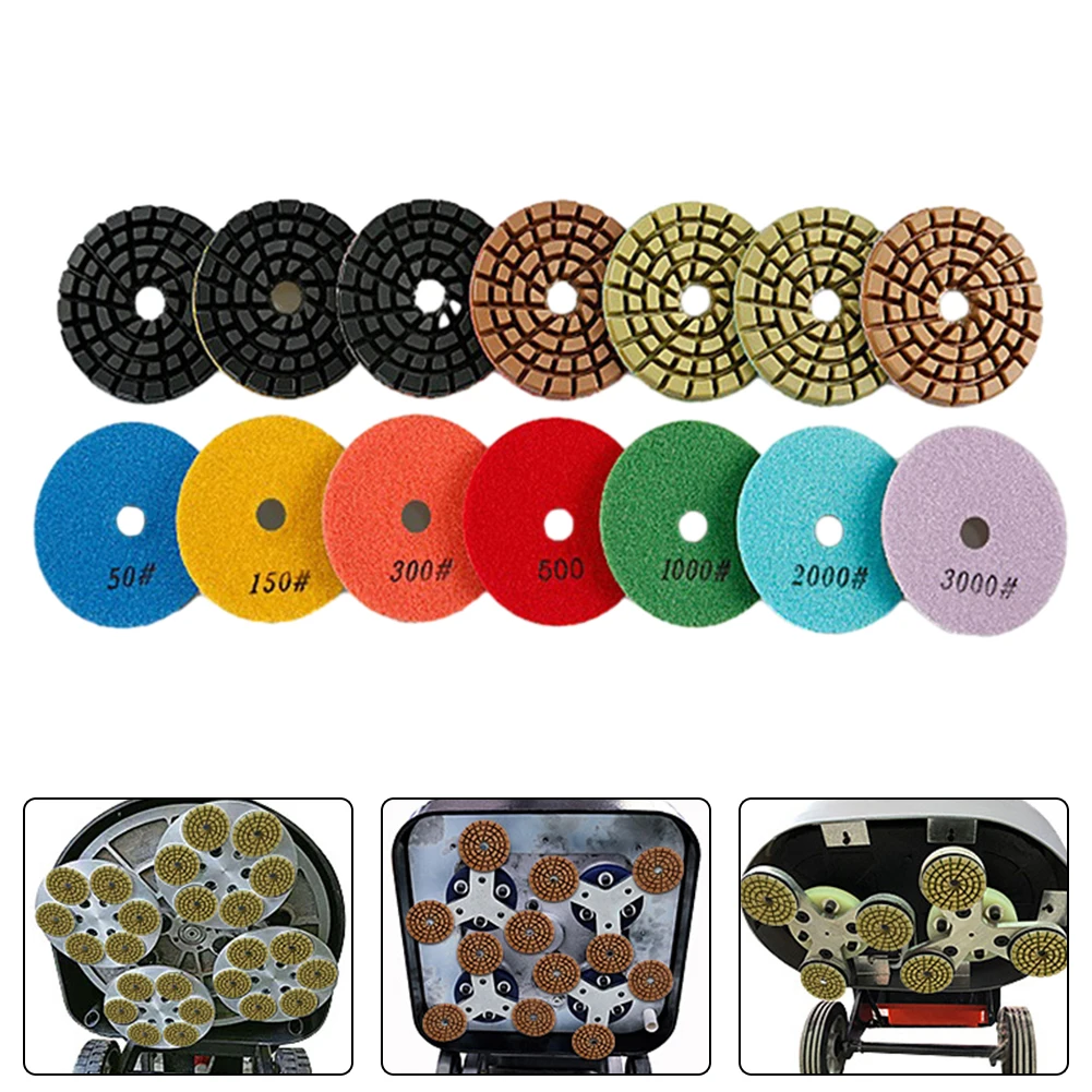 1PC 4 Inch 100mm Dry/wet Diamond Floor Polishing Pads For Granite Polishing Tool Polisher Power Tools
1PC 4 Inch 100mm Dry/wet Diamond Floor Polishing Pads For Granite Polishing Tool Polisher Power Tools