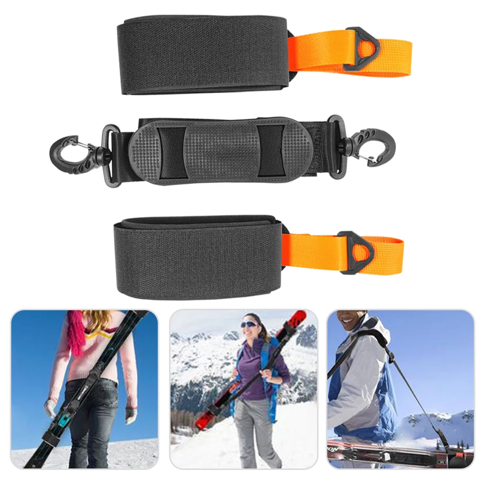 Adjustable Nylon Skiing Bags Pole Shoulder Hand Carrier Strap w/ Protector Porter Hook Loop Protect Snowboard Skiing Accessories
Adjustable Nylon Skiing Bags Pole Shoulder Hand Carrier Strap w/ Protector Porter Hook Loop Protect Snowboard Skiing Accessories
