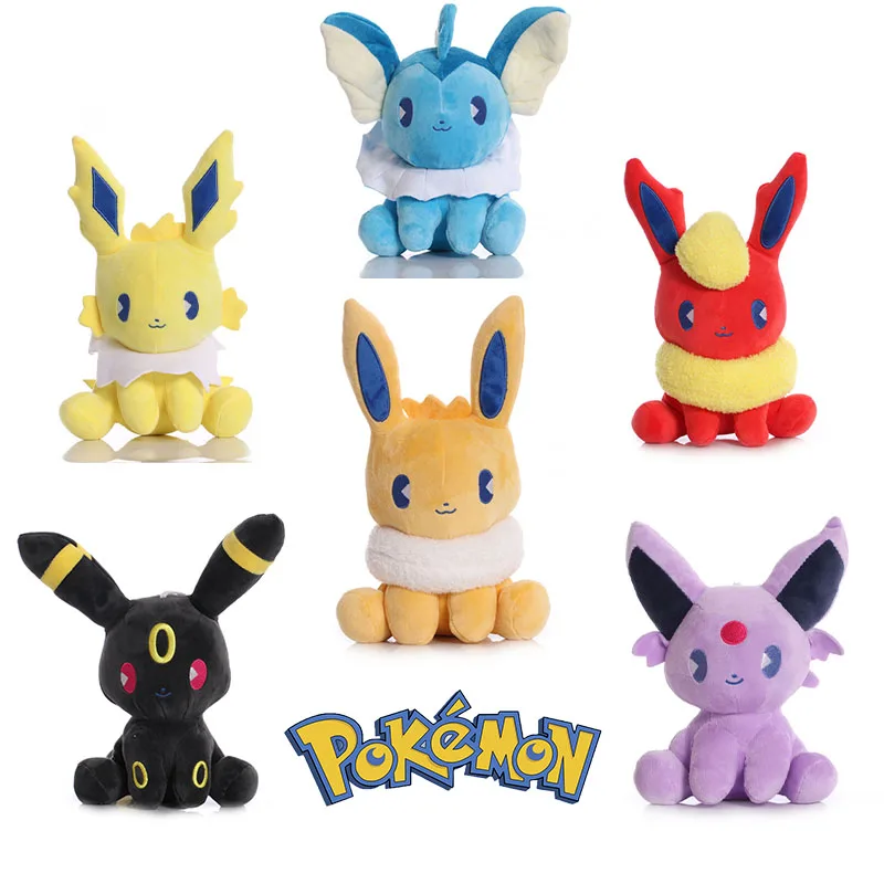 Pokemon Eevee Sitting Plush Doll Anime 2022 New Flareon Vaporeon Jolteon Umbreon Espeon Evolution Kawaii Cute Toys Kids Gift
Pokemon Eevee Sitting Plush Doll Anime 2022 New Flareon Vaporeon Jolteon Umbreon Espeon Evolution Kawaii Cute Toys Kids Gift