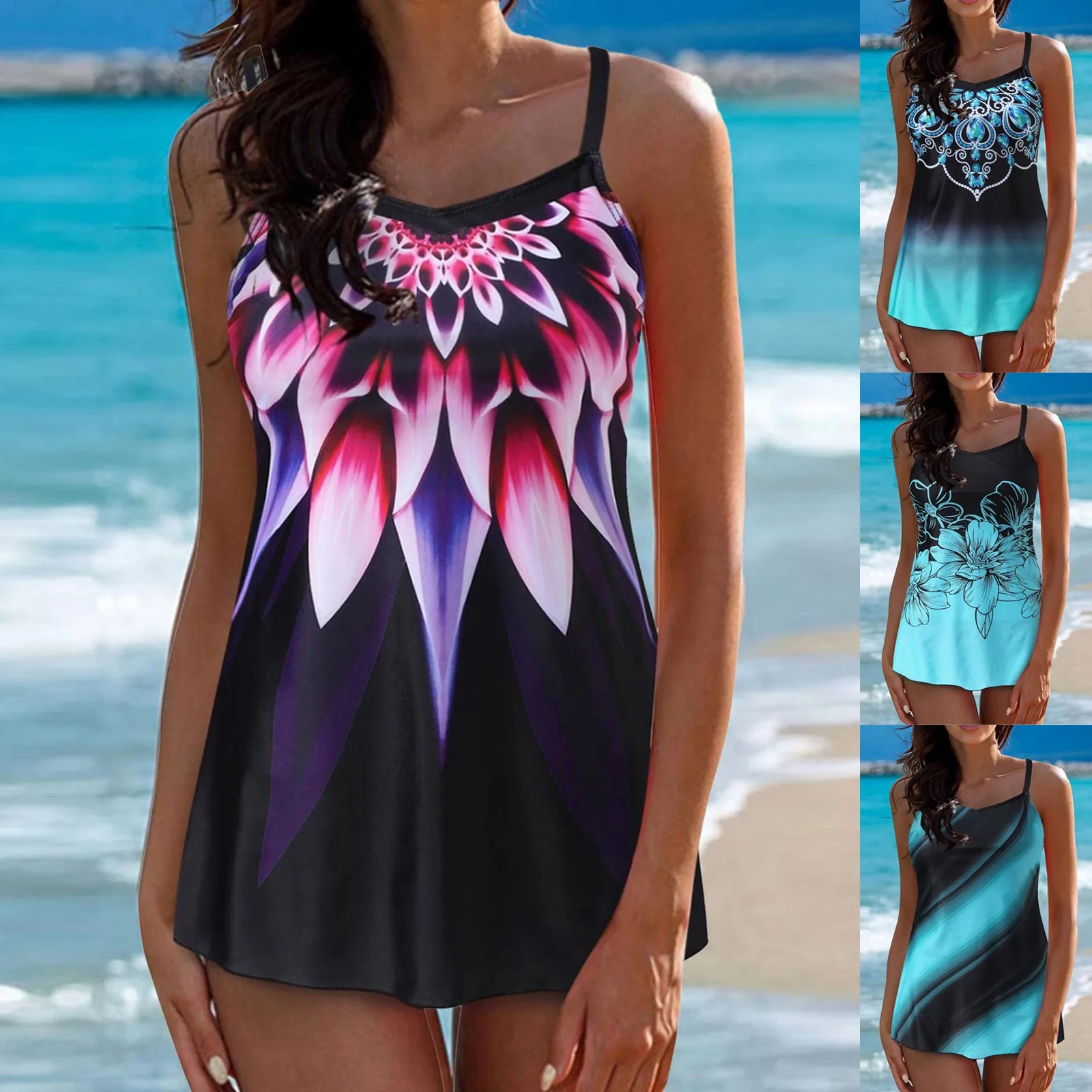 Summer Women's Sexy Slim Fit Printed Sling Split Bikini Plus Size Swimsuit (Two Piece) Bathing Suit Female Bikini Set Plus Size
Summer Women's Sexy Slim Fit Printed Sling Split Bikini Plus Size Swimsuit (Two Piece) Bathing Suit Female Bikini Set Plus Size