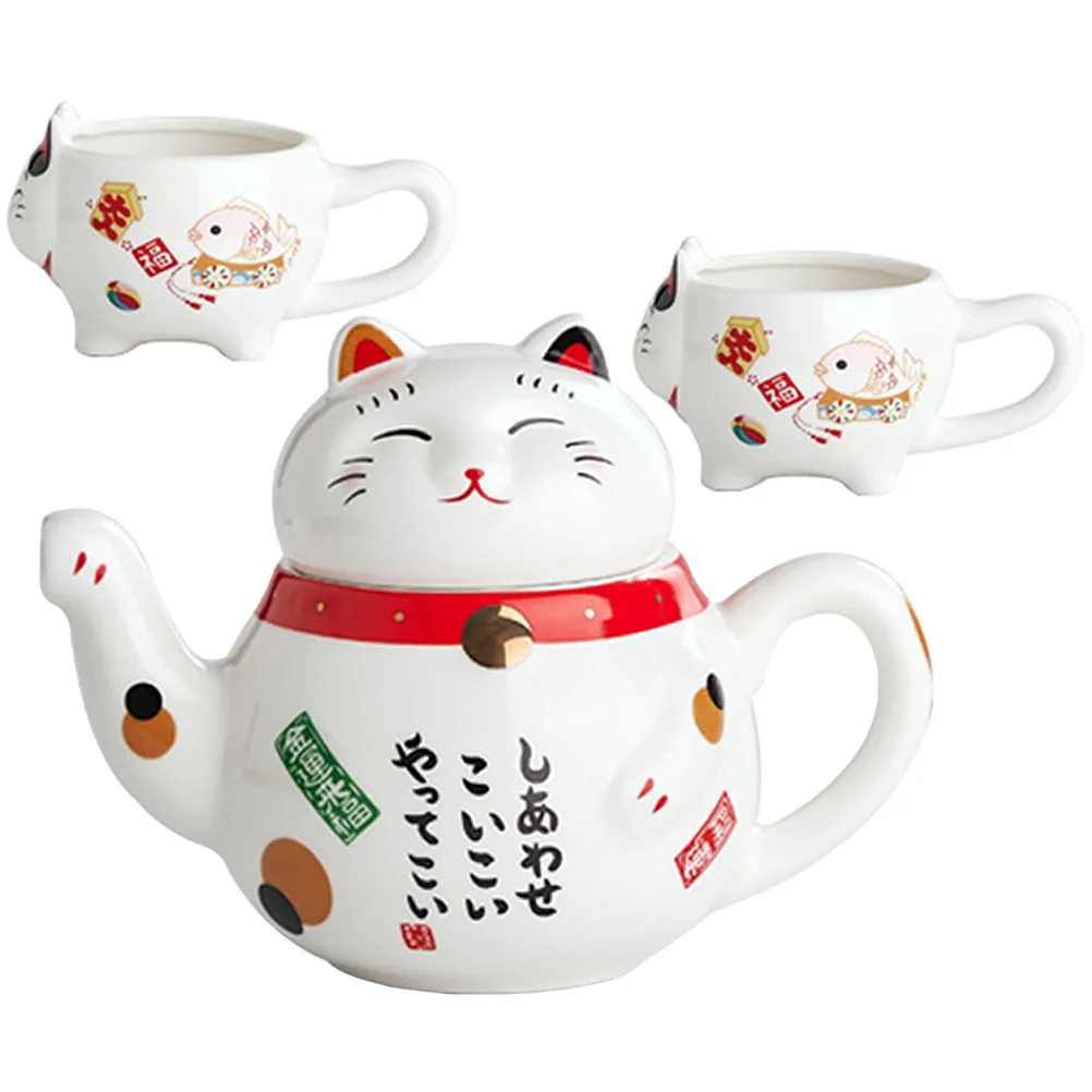 Tea Teapot Set Cat Ceramic Lucky Cup Japanese Cups Pot Asian Kettle Travel Maneki Neko Teaware Kungfu Maker Service Portable
Tea Teapot Set Cat Ceramic Lucky Cup Japanese Cups Pot Asian Kettle Travel Maneki Neko Teaware Kungfu Maker Service Portable