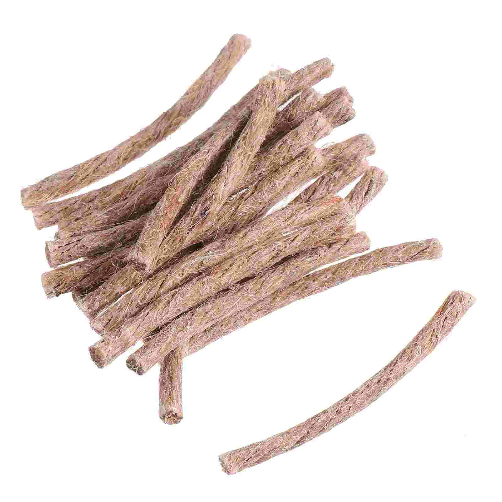 20pcs Natural Tinder Rope Natural Fire Starting Wax Infused Braided Cord Camping Gear for Outdoor Camping Hiking
20pcs Natural Tinder Rope Natural Fire Starting Wax Infused Braided Cord Camping Gear for Outdoor Camping Hiking