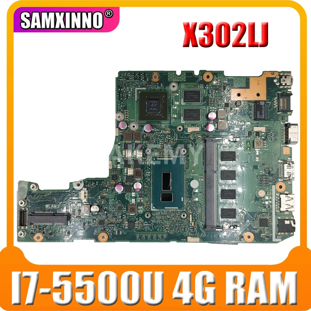 Akemy X302LJ MAIN_BD._4G/I7-5500U/AS GT920M V2G 90NB07V0-R00020 Motherboard For Asus X302LA X302LJ Laptop Mainboard 100% Tested
Akemy X302LJ MAIN_BD._4G/I7-5500U/AS GT920M V2G 90NB07V0-R00020 Motherboard For Asus X302LA X302LJ Laptop Mainboard 100% Tested