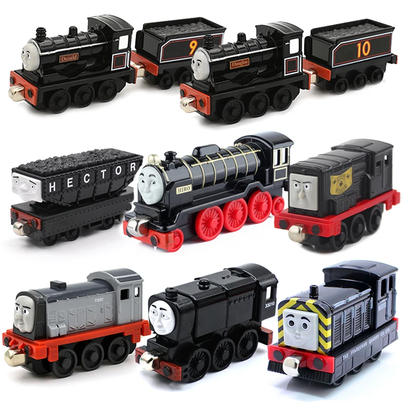 Оригинальные модели поезда Thomas and Friends Black, Дональд, Douglass, Brother, игрушки для детей, игрушки для мальчиков 1:43, литые карманные игрушки
Оригинальные модели поезда Thomas and Friends Black, Дональд, Douglass, Brother, игрушки для детей, игрушки для мальчиков 1:43, литые карманные игрушки