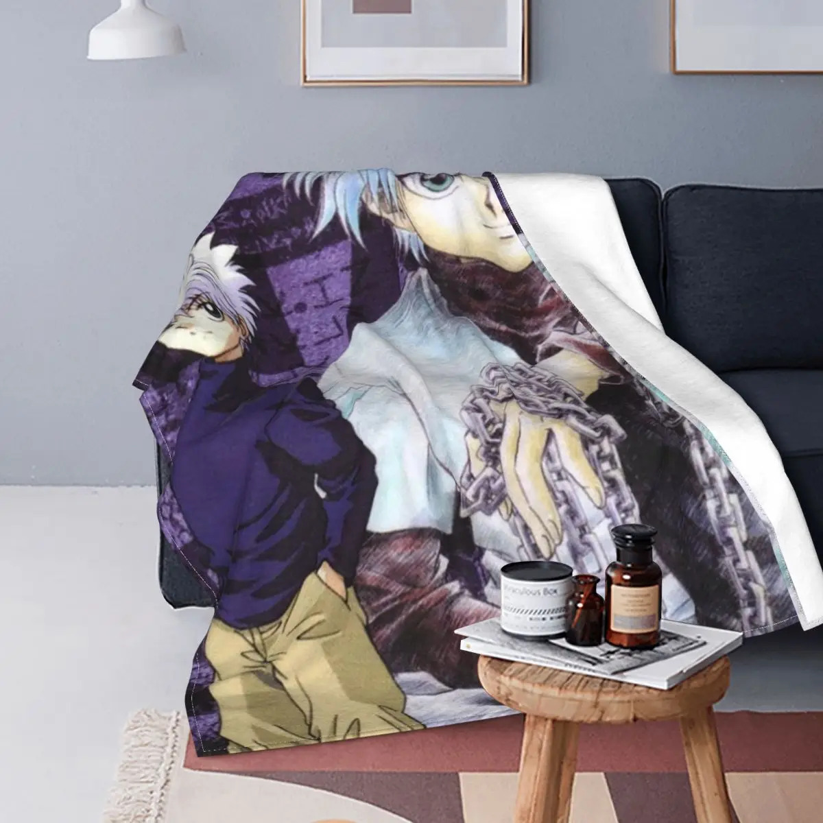 Killua Zoldyck Anime Blanket Hunter X Hunter Flannel Awesome Warm Throw Blanket for Home Decoration
Killua Zoldyck Anime Blanket Hunter X Hunter Flannel Awesome Warm Throw Blanket for Home Decoration