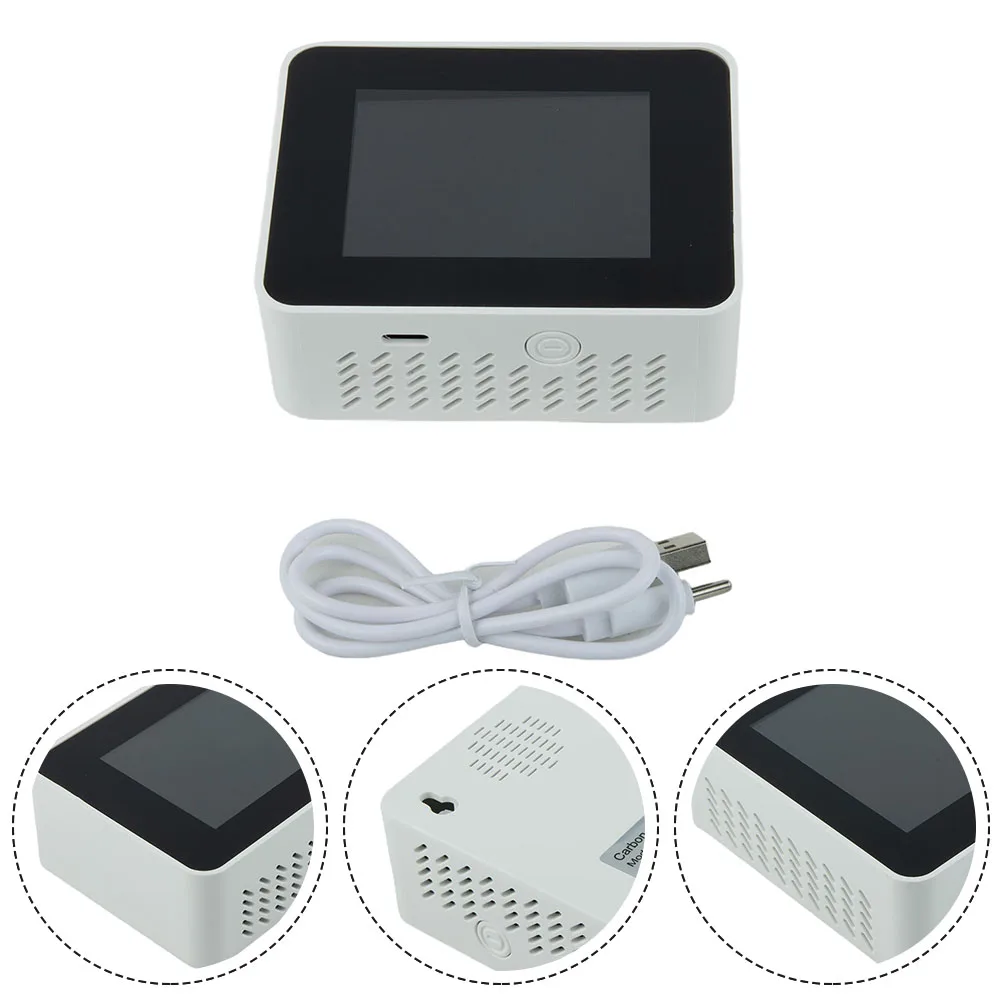 Air Quality Analyzer With TYPE-C Cable CO2 Meter Temperature Humidity Detector Air Quality Test Carbon Dioxide Monitor Tools
Air Quality Analyzer With TYPE-C Cable CO2 Meter Temperature Humidity Detector Air Quality Test Carbon Dioxide Monitor Tools