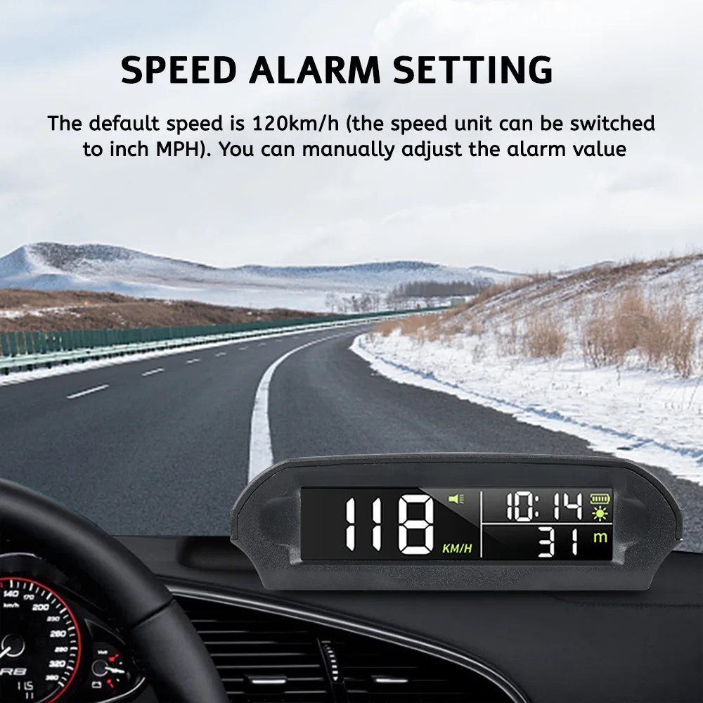 Цифровой автомобильный HUD-дисплей X98 на солнечной батарее с GPS, автоматический спидометр, превышение скорости, усталое напоминание о вождении, автомобильные часы, Показ температуры
Цифровой автомобильный HUD-дисплей X98 на солнечной батарее с GPS, автоматический спидометр, превышение скорости, усталое напоминание о вождении, автомобильные часы, Показ температуры