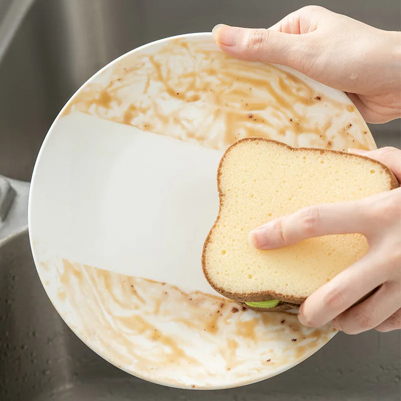 1pcs Bread Shape Dishwashing Sponge Washable Scrubber Tools for Pots Kitchen Accessories Small Items Cleaning Supplies
1pcs Bread Shape Dishwashing Sponge Washable Scrubber Tools for Pots Kitchen Accessories Small Items Cleaning Supplies