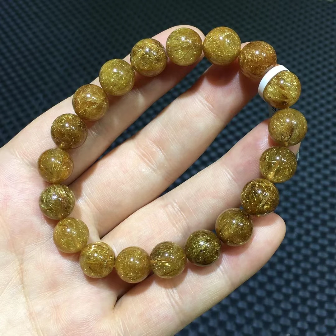 Natural Gold Rutilated Titanium Quartz Bracelet Brazil Woman Man 10.5mm Round Beads Bangle Wealthy Bracelet Brazil AAAAAA 
Natural Gold Rutilated Titanium Quartz Bracelet Brazil Woman Man 10.5mm Round Beads Bangle Wealthy Bracelet Brazil AAAAAA