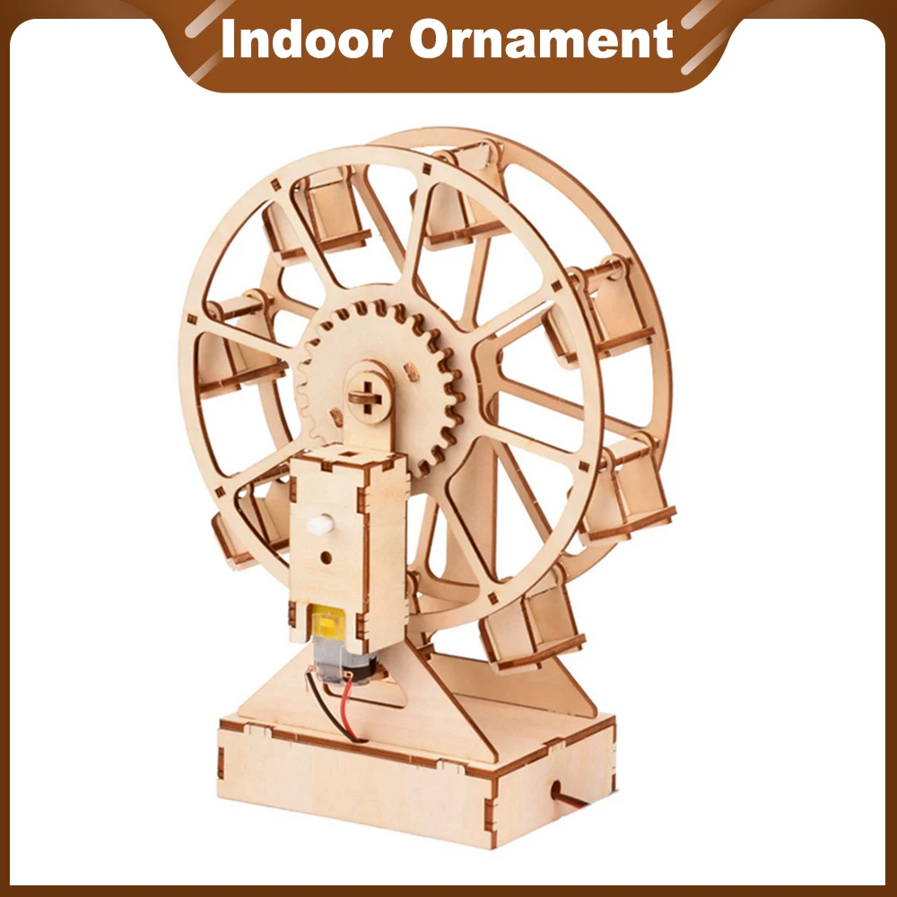 O27 3D DIY Electric Craft Ferris Wheel Puzzle Game Wooden Model Science Educational Toy Gift For Children Adult Room Decoration
O27 3D DIY Electric Craft Ferris Wheel Puzzle Game Wooden Model Science Educational Toy Gift For Children Adult Room Decoration