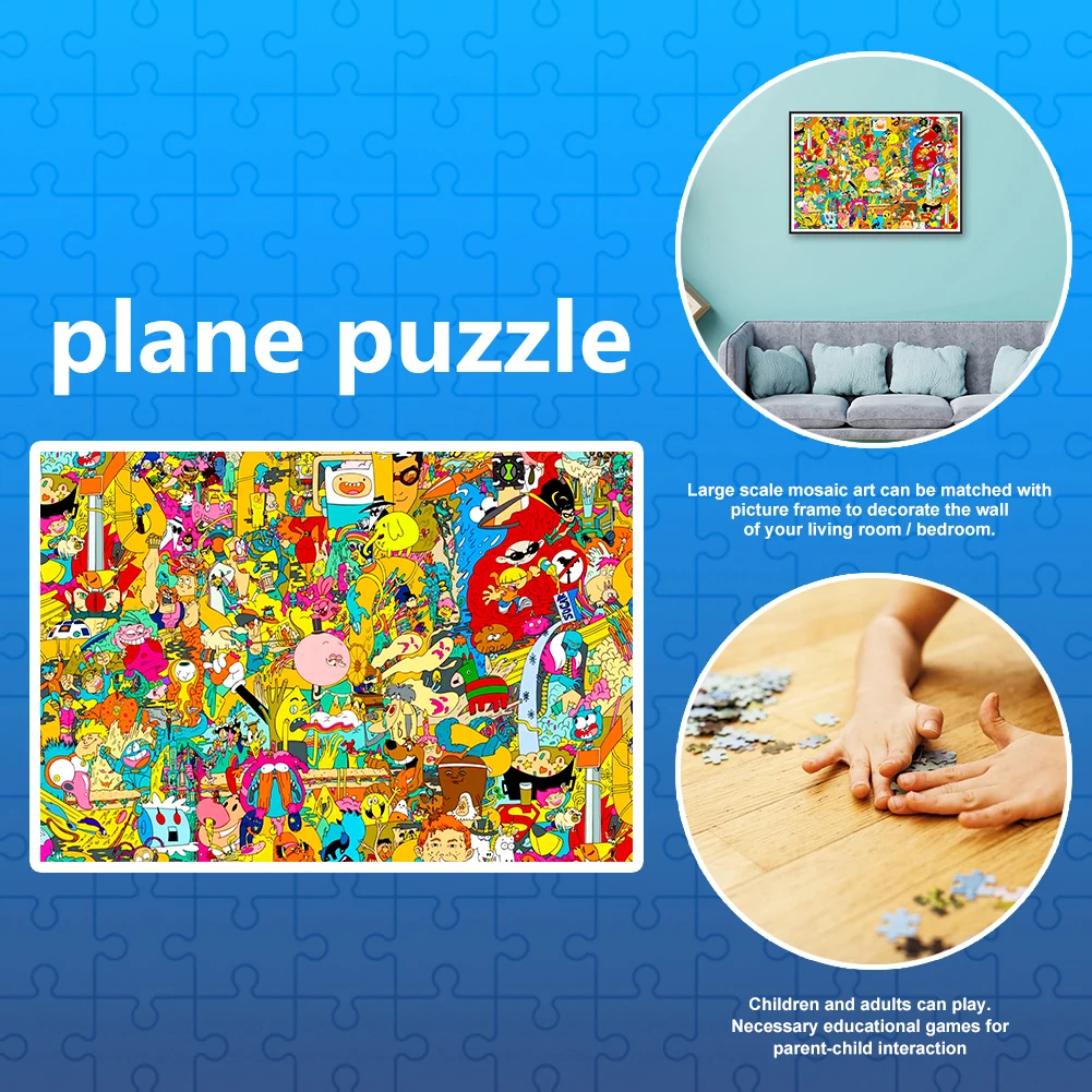 Intellectual Puzzle Combination Paper Educational Jigsaw Assembling Toys 1000pcs DIY Character Static Puzzle for Kids Adults
Intellectual Puzzle Combination Paper Educational Jigsaw Assembling Toys 1000pcs DIY Character Static Puzzle for Kids Adults