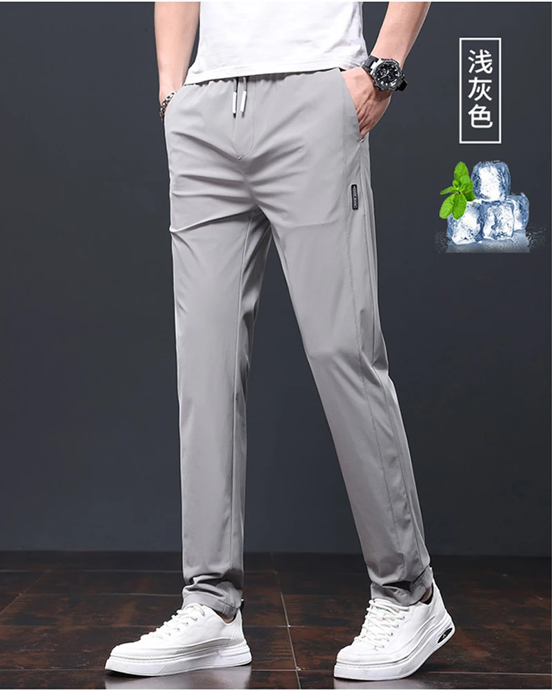 Brand New Spring Summer Men's Casual Pants Slim Pant Straight Thin Trousers Male Fashion Stretch Khaki Black Jogging 28-38
Brand New Spring Summer Men's Casual Pants Slim Pant Straight Thin Trousers Male Fashion Stretch Khaki Black Jogging 28-38