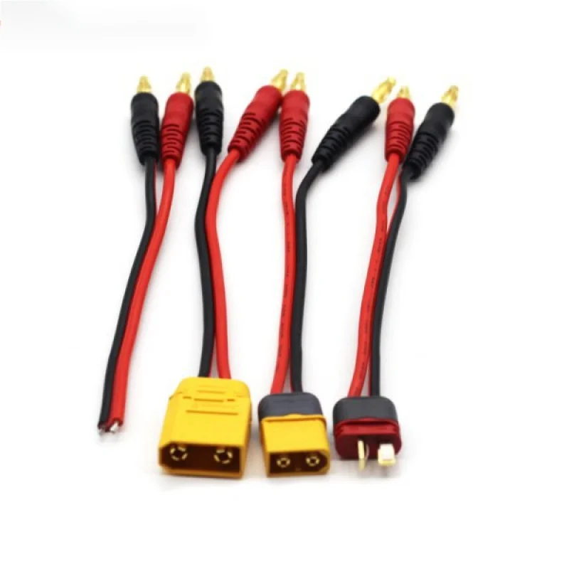 Male XT60 XT90 Deans T Plug Connector to 4mm Banana Plug Charger Cable Wire 15CM 12AWG Silicone Wire For RC IMAX B6 B6AC
Male XT60 XT90 Deans T Plug Connector to 4mm Banana Plug Charger Cable Wire 15CM 12AWG Silicone Wire For RC IMAX B6 B6AC