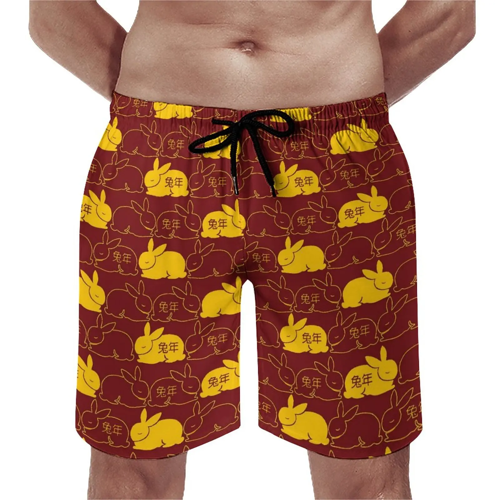 Board Shorts New Year Of Rabbit Cute Hawaii Swim Trunks Animal Male Quick Dry Running Hot Sale Oversize Beach Shorts
Board Shorts New Year Of Rabbit Cute Hawaii Swim Trunks Animal Male Quick Dry Running Hot Sale Oversize Beach Shorts