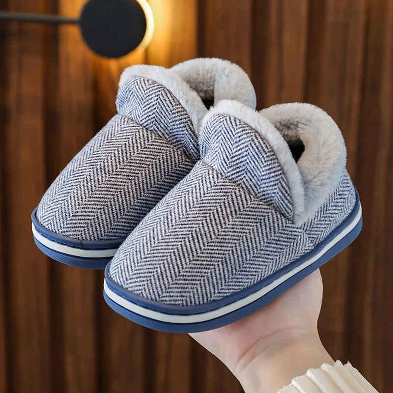 Children's Cotton Slippers Simple Versatile Parent-child Big Children Winter Non-slip Warm Baby Indoor Fur Shoes Non-slip Causal
Children's Cotton Slippers Simple Versatile Parent-child Big Children Winter Non-slip Warm Baby Indoor Fur Shoes Non-slip Causal