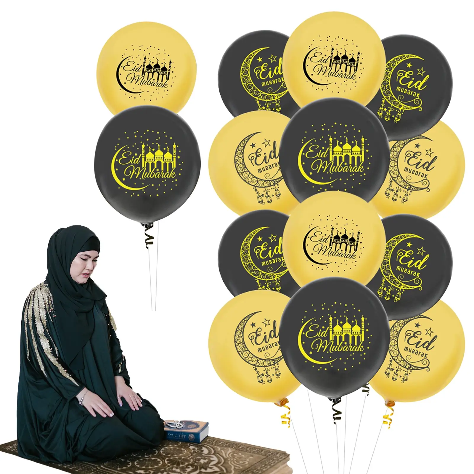 Eid Mubarak Balloon 16pcs Ramadan Kareem Latex Balloons Eid Decoration For Home Ramadan Kareem Decoration Eid Party Balloon
Eid Mubarak Balloon 16pcs Ramadan Kareem Latex Balloons Eid Decoration For Home Ramadan Kareem Decoration Eid Party Balloon