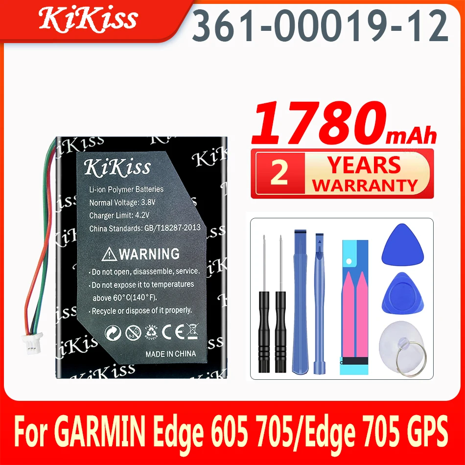 KiKiss 1780mAh 361-00019-12 Replacement Battery for Garmin Edge 605 705 / Edge 705 GPS Li-Ion Rechargeable Accumulator Pack
KiKiss 1780mAh 361-00019-12 Replacement Battery for Garmin Edge 605 705 / Edge 705 GPS Li-Ion Rechargeable Accumulator Pack