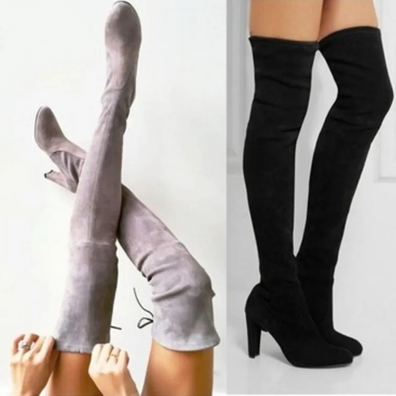Women Boot Faux Suede Women Over The Knee Boots Lace Up Sexy High Heels Shoes Woman Female Slim Thigh High Boots 2022
Women Boot Faux Suede Women Over The Knee Boots Lace Up Sexy High Heels Shoes Woman Female Slim Thigh High Boots 2022