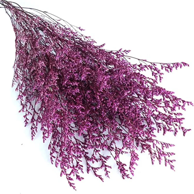 

80g/lot Love Grass Dried Flower Natural Plant High Quality Home Wedding Room Decor purple Bouquet Rustic Ornament Decortion