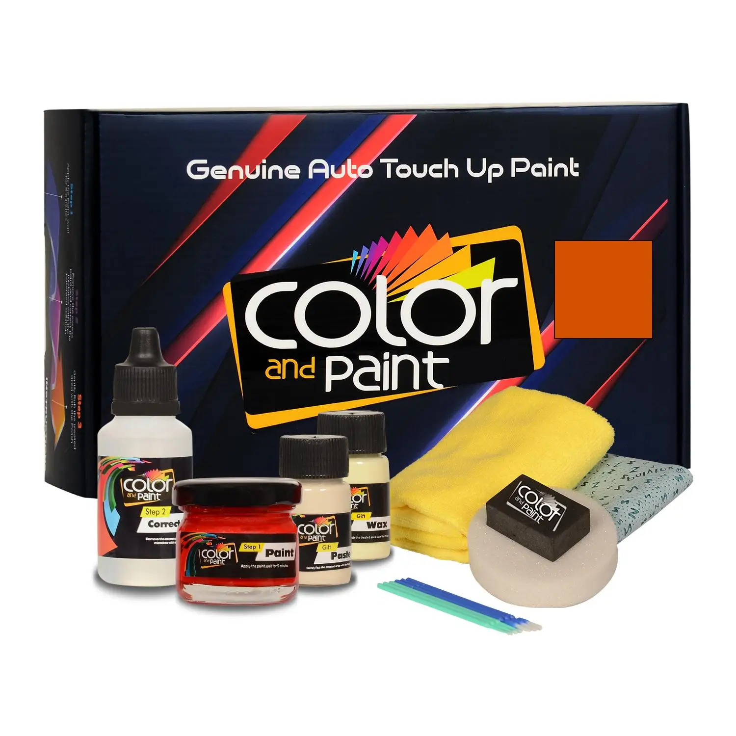 Color and Paint compatible with Tata Automotive Touch Up Paint - ORANGE BLITZ PEARL - 225 - Basic Care
Color and Paint compatible with Tata Automotive Touch Up Paint - ORANGE BLITZ PEARL - 225 - Basic Care