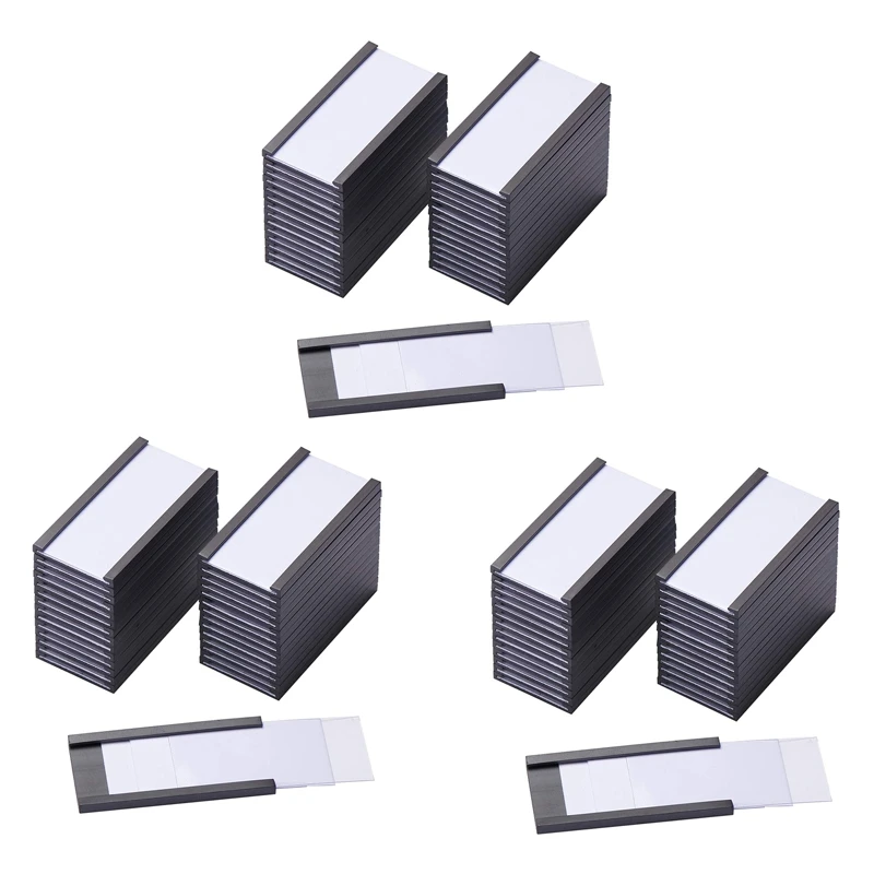 150Pcs Magnetic Label Holders With Magnetic Data Card Holders With Clear Plastic Protectors For Metal Shelf (1 X 2 Inch)
150Pcs Magnetic Label Holders With Magnetic Data Card Holders With Clear Plastic Protectors For Metal Shelf (1 X 2 Inch)