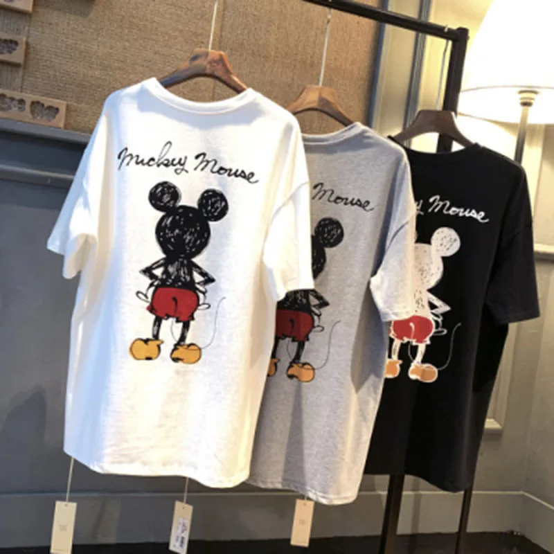 Disney Mickey Mouse Synthetic Material Female Girl T Shirt Tops Luxury Designer Tshirt Summer Cartoon Women T-Shirt
Disney Mickey Mouse Synthetic Material Female Girl T Shirt Tops Luxury Designer Tshirt Summer Cartoon Women T-Shirt