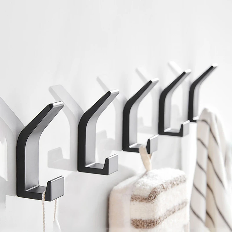 Wall Hook Bathroom Towel Self Adhesive Purse Curtain Stainless Steel Clothes Hat Pants Coat Hanging Stickers Without Drilling
Wall Hook Bathroom Towel Self Adhesive Purse Curtain Stainless Steel Clothes Hat Pants Coat Hanging Stickers Without Drilling