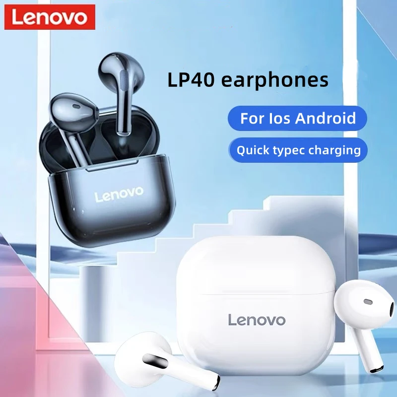 Беспроводные наушники Lenovo LP40, Tws наушники Bluetooth 5,0, двойные стереонаушники с шумоподавлением, с низким сенсорным управлением, длительным реж...
Беспроводные наушники Lenovo LP40, Tws наушники Bluetooth 5,0, двойные стереонаушники с шумоподавлением, с низким сенсорным управлением, длительным реж...