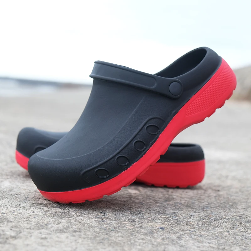 Men Chef Clogs Men Kitchen Shoes EVA Injection Shoes Anti-slip Outsole Comfortable Garden Clogs Waterproof Sandal Big Size 36-49
Men Chef Clogs Men Kitchen Shoes EVA Injection Shoes Anti-slip Outsole Comfortable Garden Clogs Waterproof Sandal Big Size 36-49