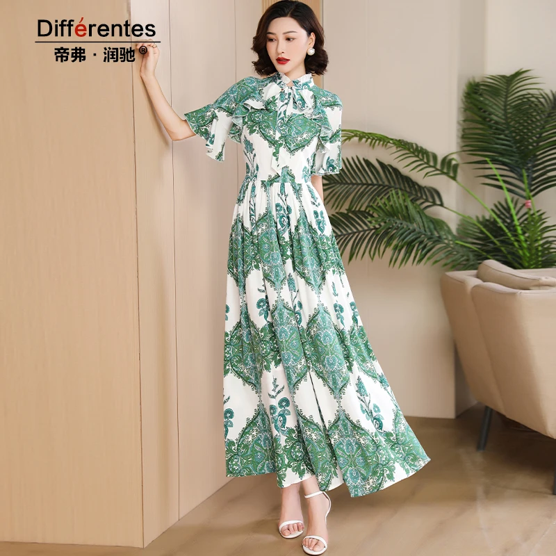 Chiffon Women Butterfly Sleeve Summer Dress for Women Printed Dress Fashion Trends Holidays Vacation Long Dress Bow Collar
Chiffon Women Butterfly Sleeve Summer Dress for Women Printed Dress Fashion Trends Holidays Vacation Long Dress Bow Collar